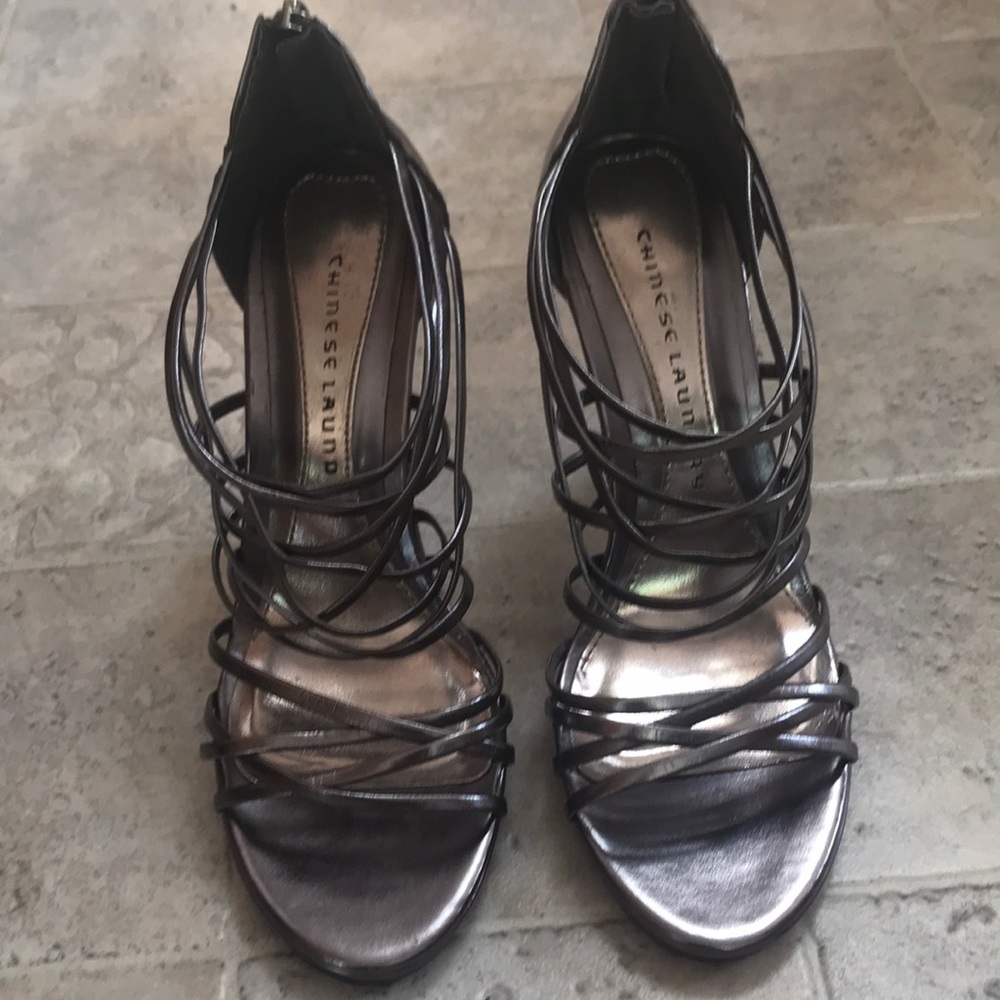Chinese Laundry silver heels